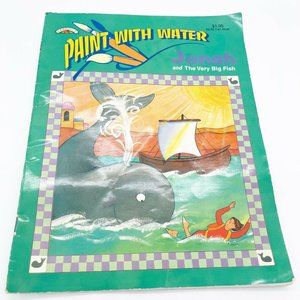 Vintage Landolls Paint with Water Jonah Bible Story 1994 NEW Unused Art Activity